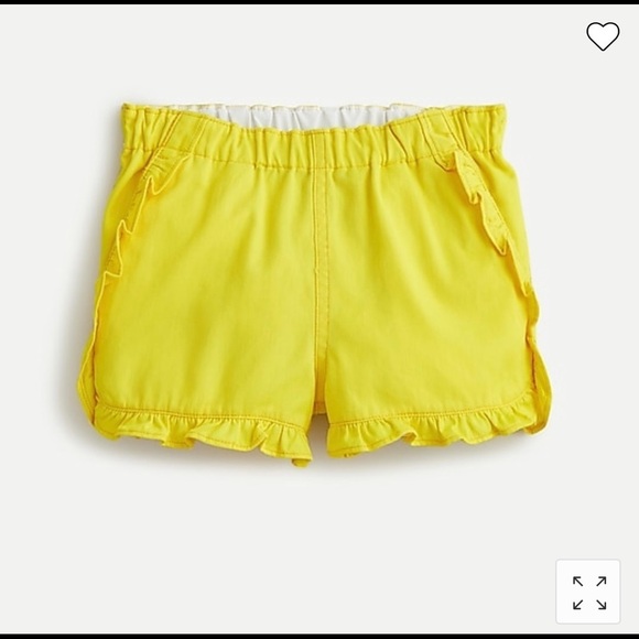 J.Crew Crewcuts Girl’s Ruffle Pull-on Short in Chino size 4 - Picture 1 of 9